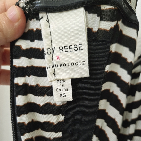 Tracy Reese By Anthropologie Womens Midi Dress Sz XS - Picture 11 of 15